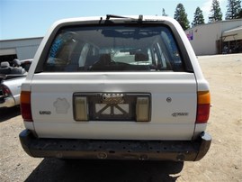 1991 Toyota 4Runner SR5 White 2.4L MT 4WD #Z23305